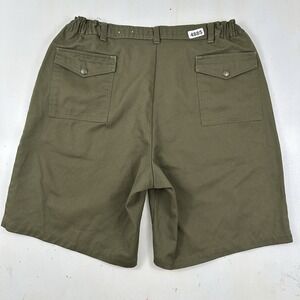 Vintage‎ Boy Scouts Of America Cargo Shorts Mens Size 38 Green Elastic Waist